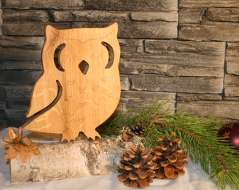 Oak Owl Autumn Decoration Autumn Oak Wood Decoration Natural Decoration Wood Wood Decoration Autumn Decoration Autumn Material