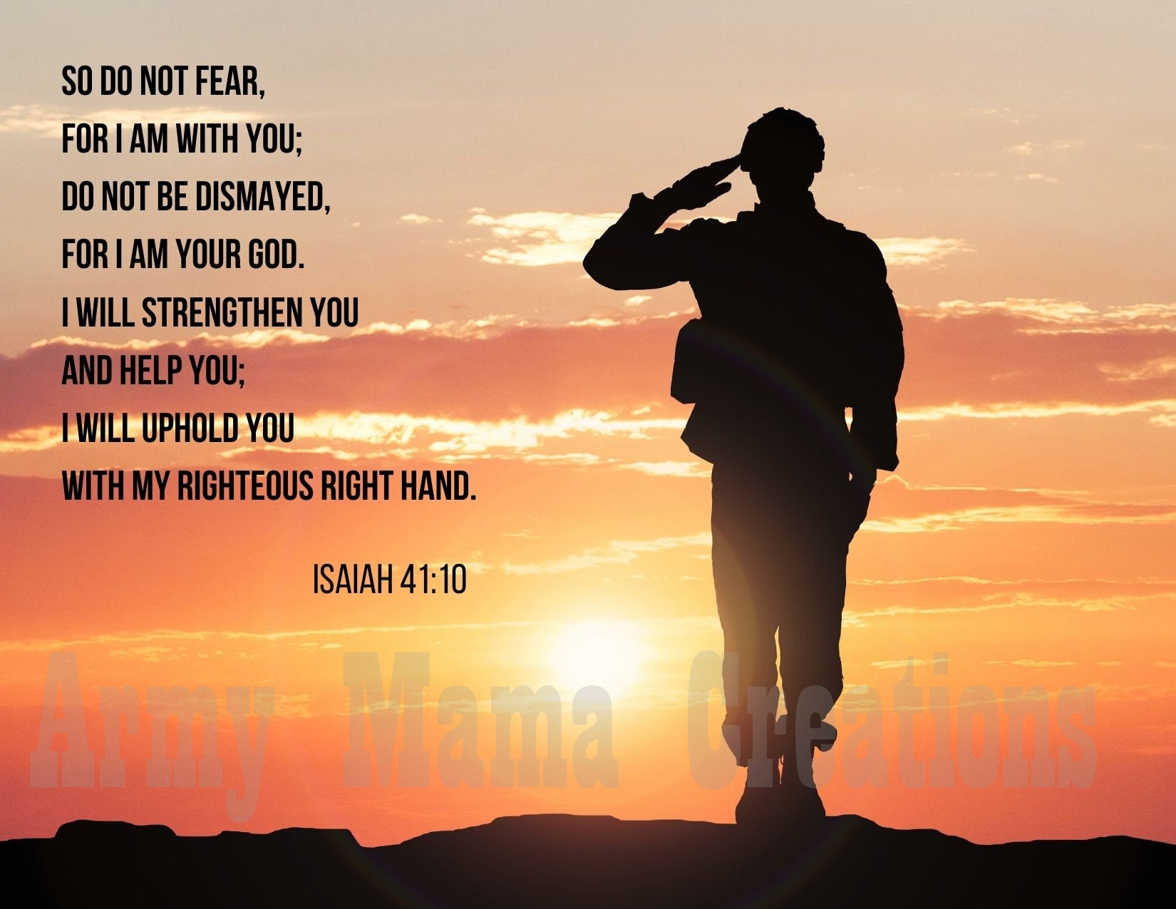 Military Army Motivational Card Perfect For Basic Training Etsy