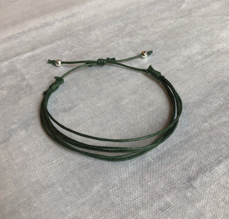 Multistrand Bracelet / Waxed Cord Bracelets / Waxed Cord Etsy