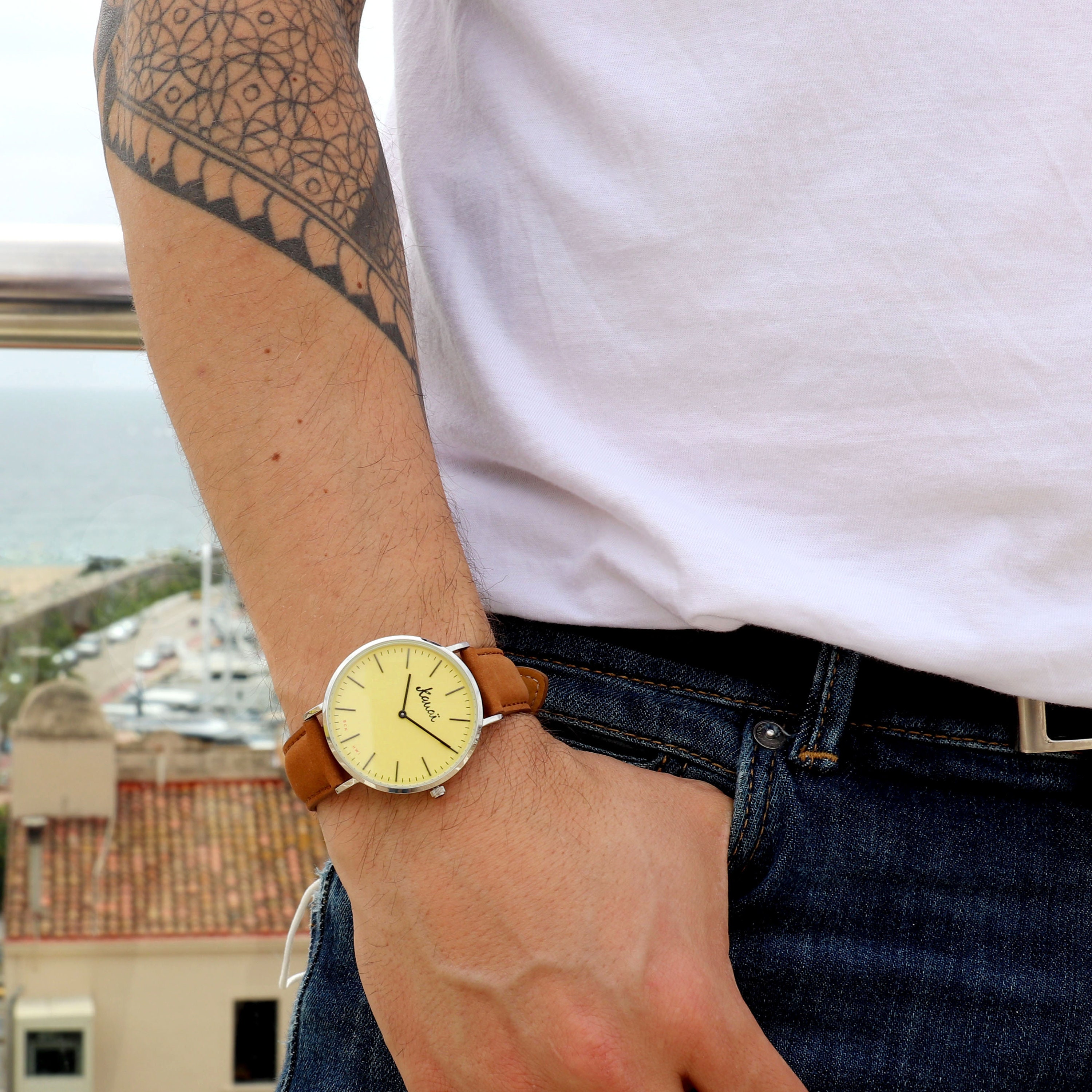 Cinturino per orologio Universale 825.08.18 Pelle 18mm