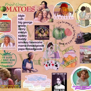 Fried Green Tomatoes Collage