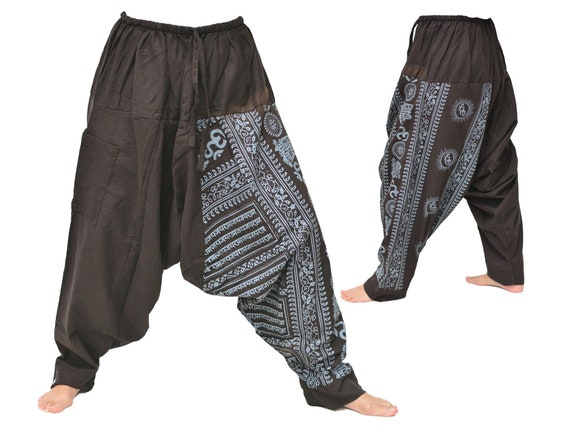 Pantalones Harem mujer hombre Bombachos | Etsy México