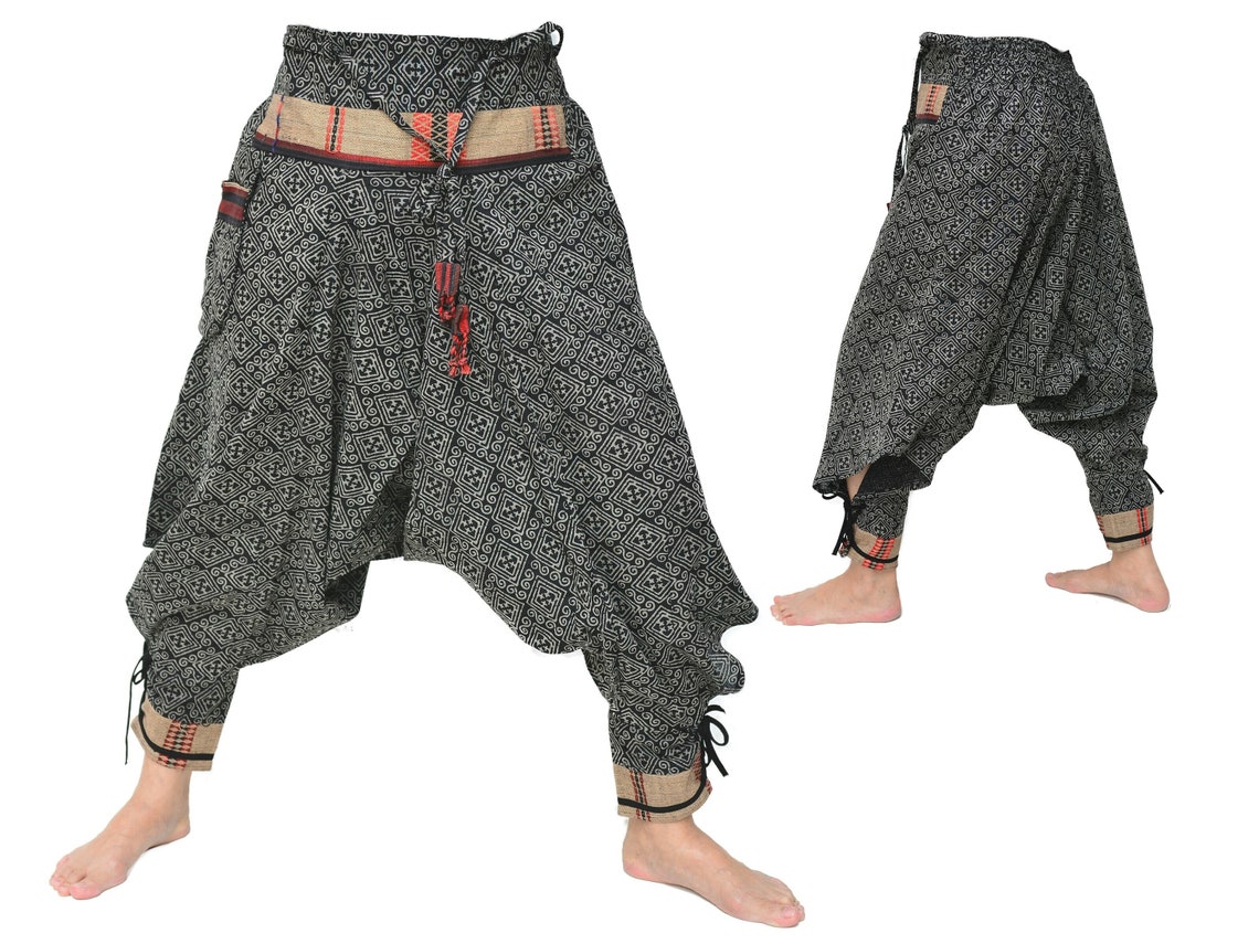 Samurai Pants Yoga Pants for Men & Women Ninja Pants 5 Colors | Etsy