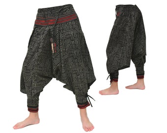 Samurai pants Yoga Pants men women japanese Ninja Pants