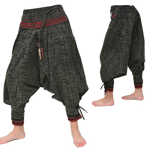 Samurai Pants Yoga Pants Men Women Japanese Ninja Pants - Etsy