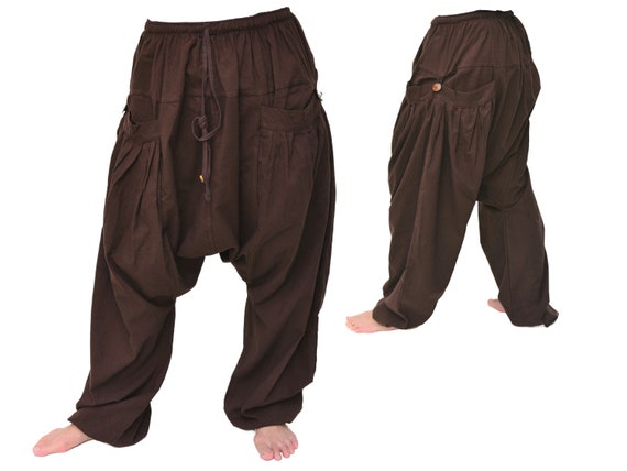 Pantalones Harem mujer hombre | Etsy España