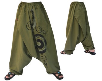 Harem pants men women Wide Leg Pants Boho Hippie Pants Aladdin Pants