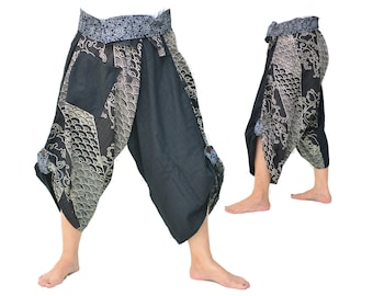 Yogahose Haremshose Damen und Herren Samurai Style aus 100% Baumwolle