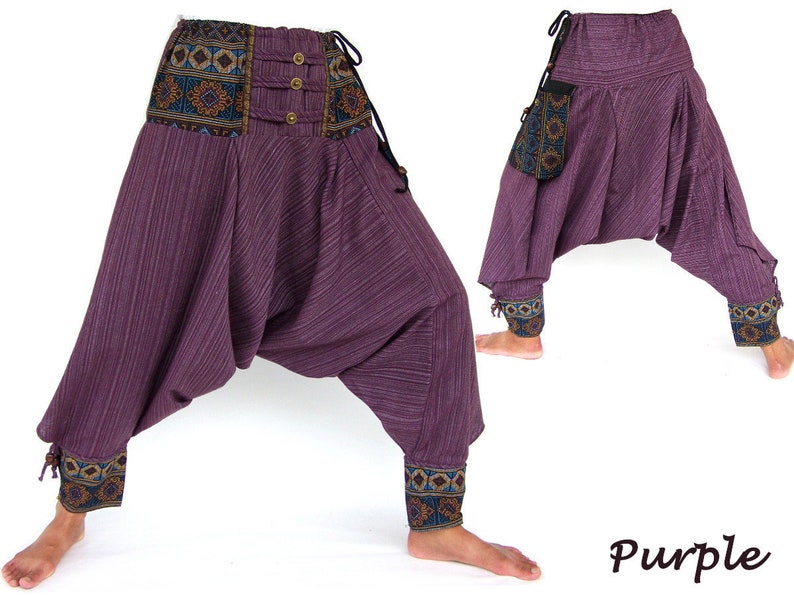 Pantalones Aladino, Pantalones samurai Morado