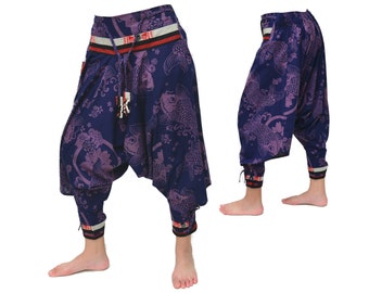 Yogahose Haremshose Damen und Herren Samurai Style in 7 Farben