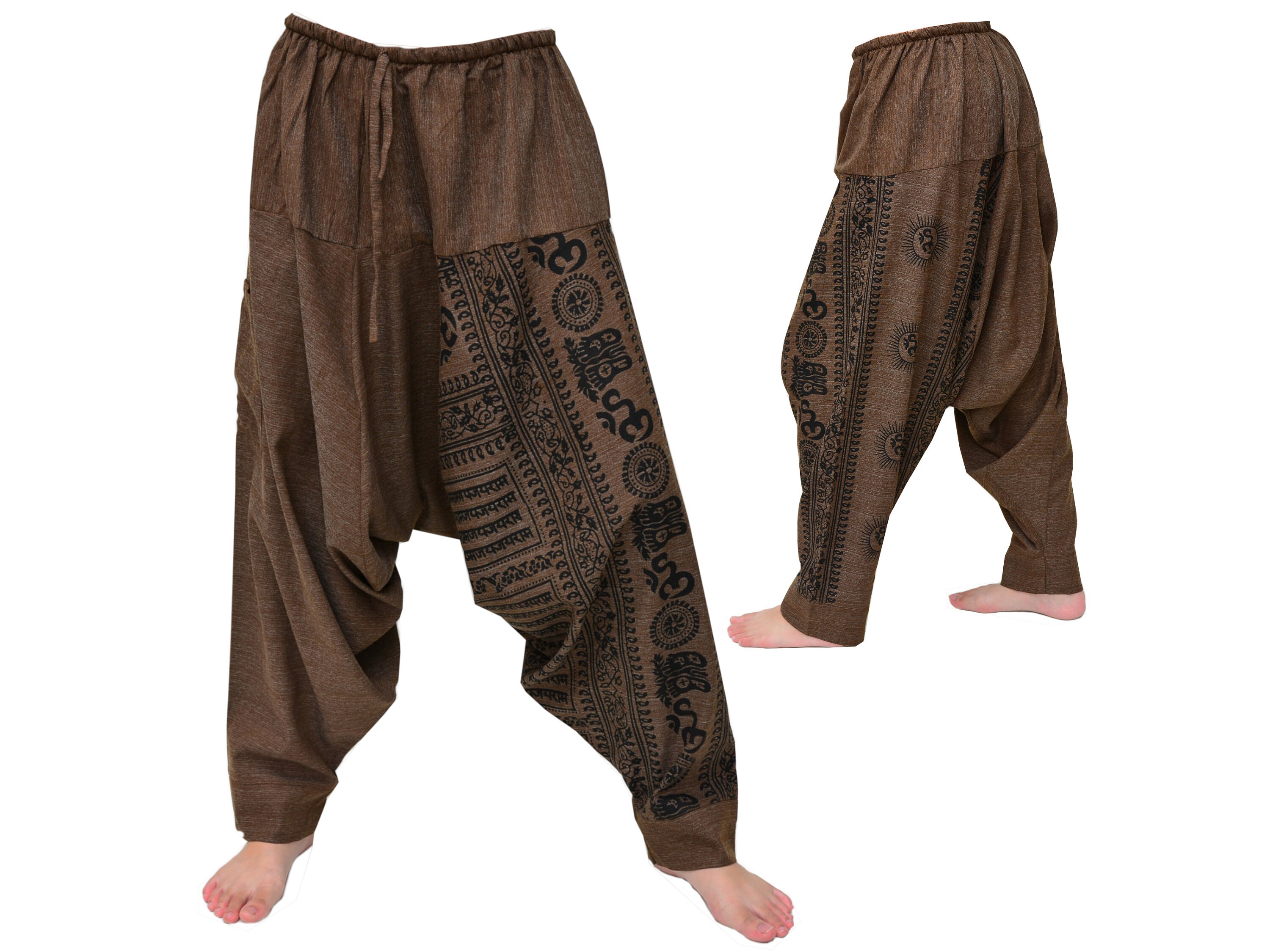 Harem Pants Women Men Wide Leg Pants Boho Hippie Pants Aladdin - Etsy