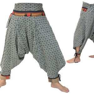 Samurai Pants Ninja Harem Pants Men 