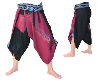 Samurai pants Yoga Pants for men & women Ninja Pants Boho Hippie Pants