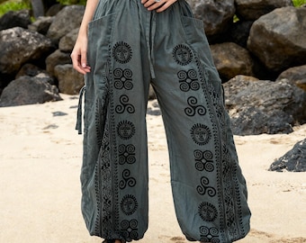 Pantalones Harem mujer hombre Bombachos