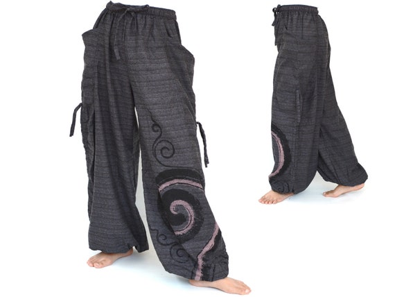 Pantalones Harem mujer hombre Bombachos | Etsy México