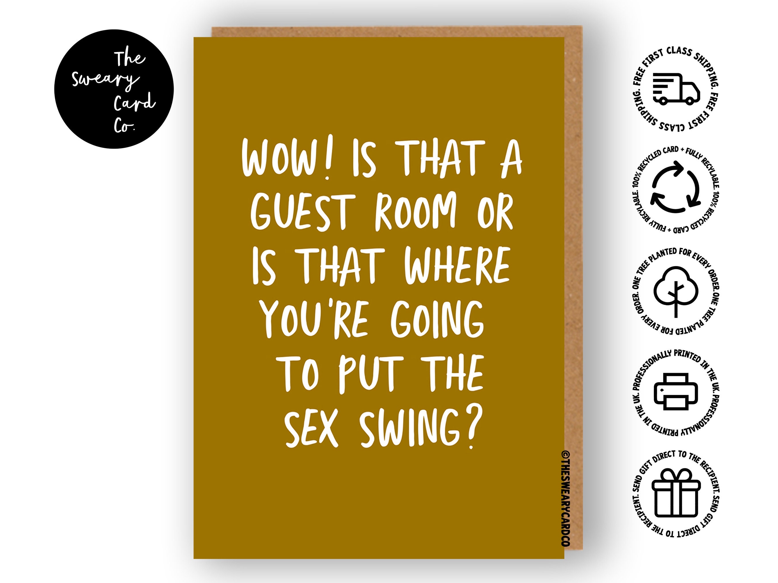 Sex Swing Funny / Rude New Home Card - Etsy Finland