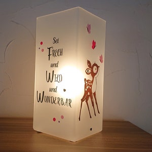 Lámpara para el nacimiento, lámpara para niños - Personalizable