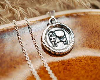 Zodiac necklace Taurus in 925 real silver, zodiac necklace silver, zodiac necklace Taurus, astrology jewelry horoscope gift