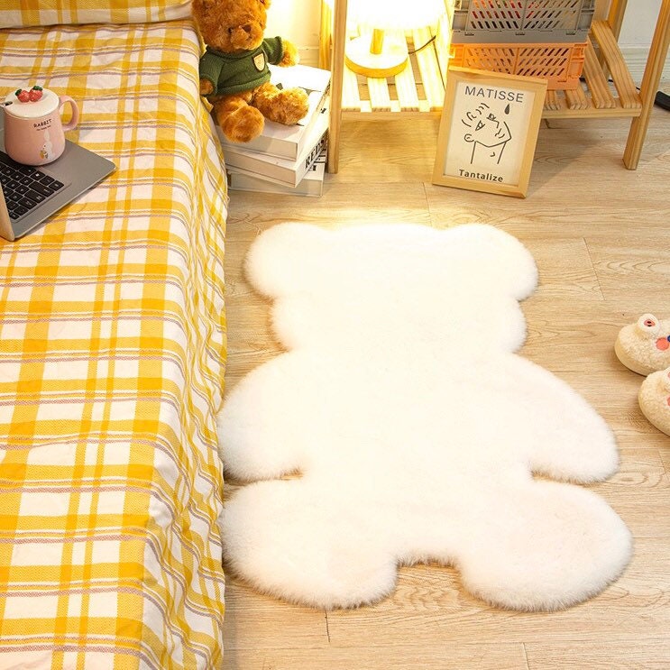 Soft Teddy Bear Rug / Cozy Home Decor Fluffy Children Bedroom Etsy