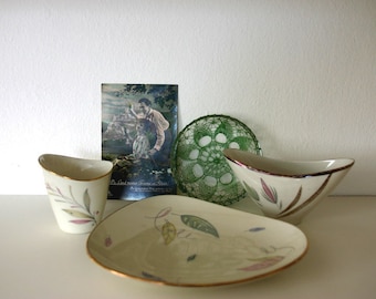Trio Vintage Schale, Vasen, Seltmann, Bareuther