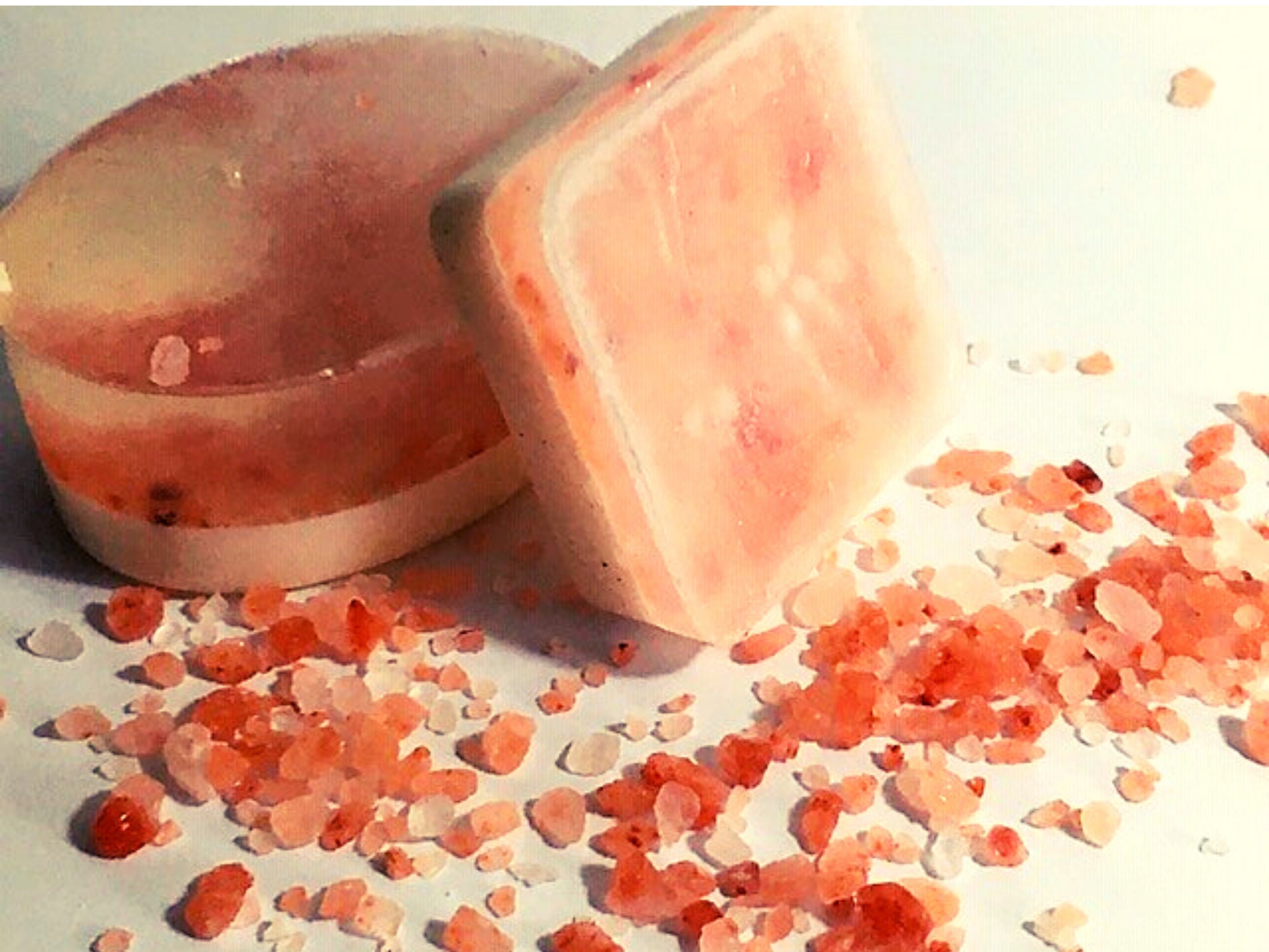 Soap Making Kit Make Your Own Himalayan Salt Scrub Soap Bar Etsy