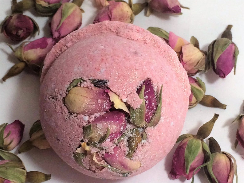 Bath Bomb Kit Make Your Own Bath Bombs Kit Rose Bath Bombs Etsy