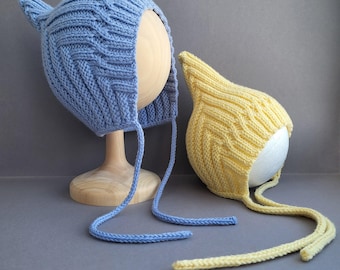 Cappello da folletto per neonati, cuffia da folletto, cuffia classica, cappello da neonato in lana merino, cappello da folletto per bambini piccoli, cappello lavorato a maglia da elfo per neonati, cappello da foto per neonati