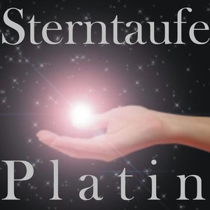 Sterntaufe PLATIN: Taufe einen Stern, Geschenk zu Weihnachtem, Hochzeit, Geburtstag, Taufe, Geburt, Jahrestag, etc. Persönlich, individuell Bild 1