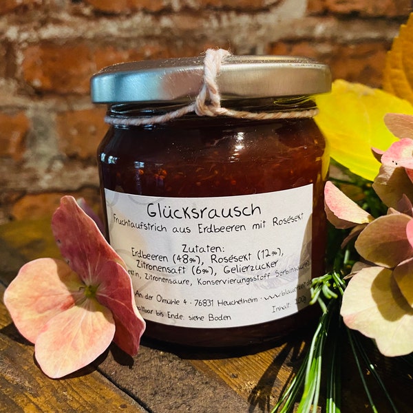 Fruchtaufstrich Glücksrausch Marmelade