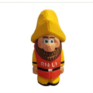 Hand carved and hand painted little Larry the Lifeboat man 5.0 (922)