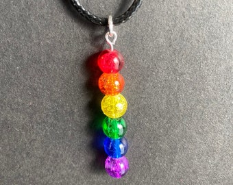 Rainbow Pride necklace