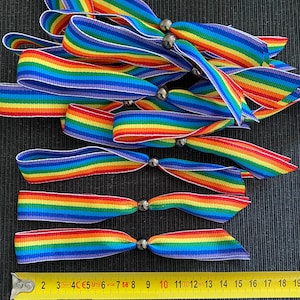 PRIDE Rainbow wristband, set of 2 pcs