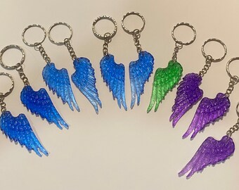 Angel wing keychain