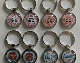 A League Of Their Own inspired keychains