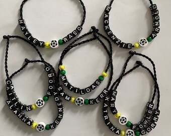 Women’s Soccer, Football, Friendship bracelets