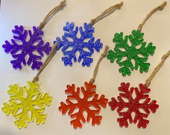 Rainbow Pride Christmas ornaments