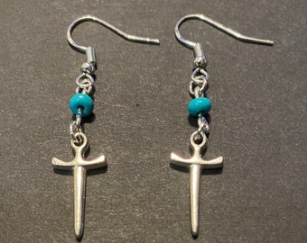 Warrior Nun fandom bracelets and earrings