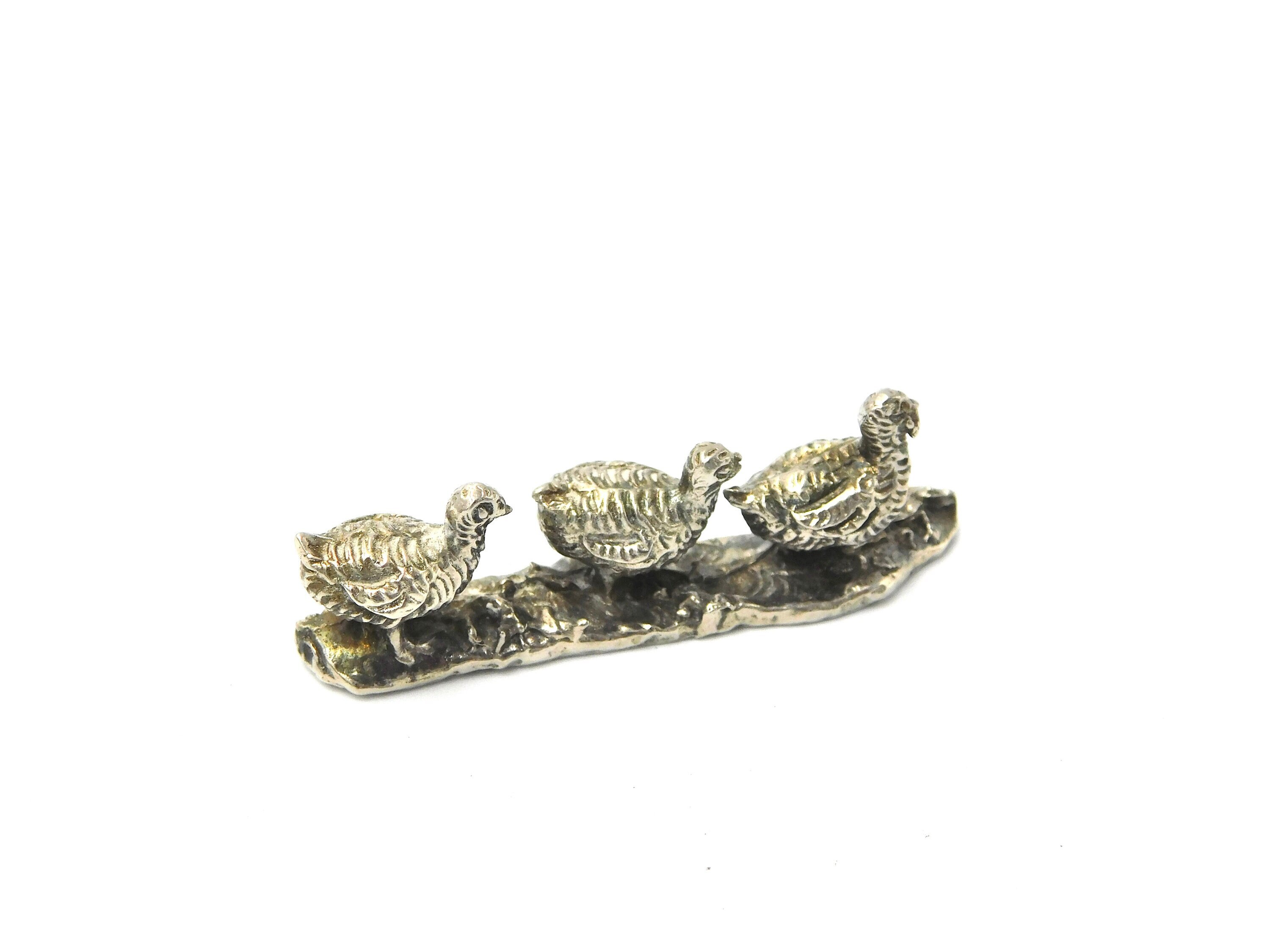 Süße kleine ZinnKüken Miniatur ZinnTiere | Etsy