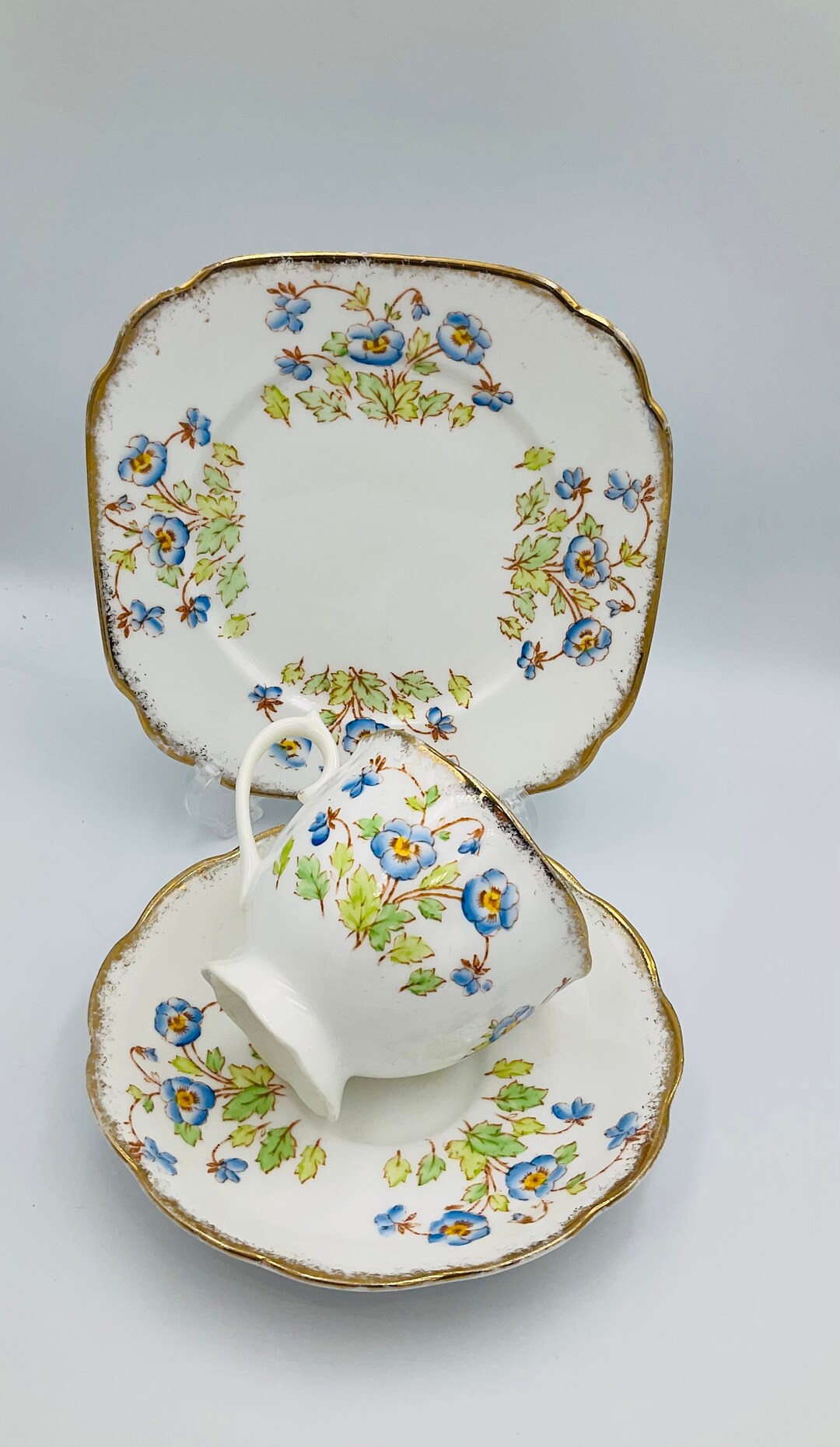 Royal Albert Vintage Plate,cup and Saucer, Coffee or Tea Set. Made in