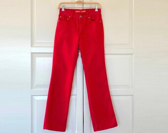 guess red jeans