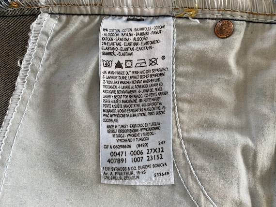 Jeans LEVI Strauss \u0026 Co 471 Slim Fit 