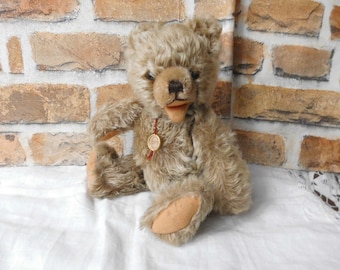 Hermann Teddybär Zotty, 23 cm, alter Teddybär, Sammlerteddy, vintage Bär