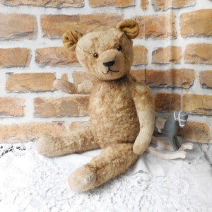 schöner alter Teddybär, 40 cm, Sammlerteddy, vintage Bär, alter Bär Bild 6