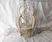 large rattan chair, doll furniture, rattan chair for the doll bear, flower stand