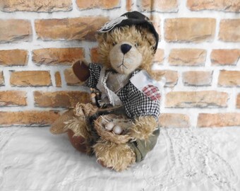 Teddybär, 38 cm, Plüschbär, Sammlerbär, Vintage