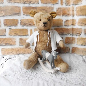 schöner alter Teddybär, 40 cm, Sammlerteddy, vintage Bär, alter Bär Bild 2