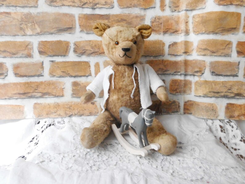 schöner alter Teddybär, 40 cm, Sammlerteddy, vintage Bär, alter Bär Bild 2