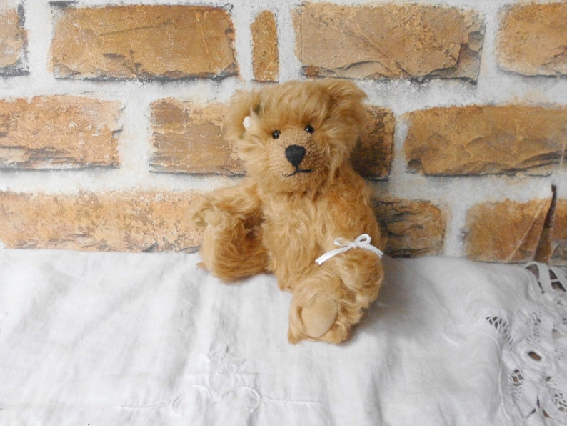 Künstlerbär Laurina, 16 cm, Sammlerbär, Teddys, Unikat, handarbeit Bild 9