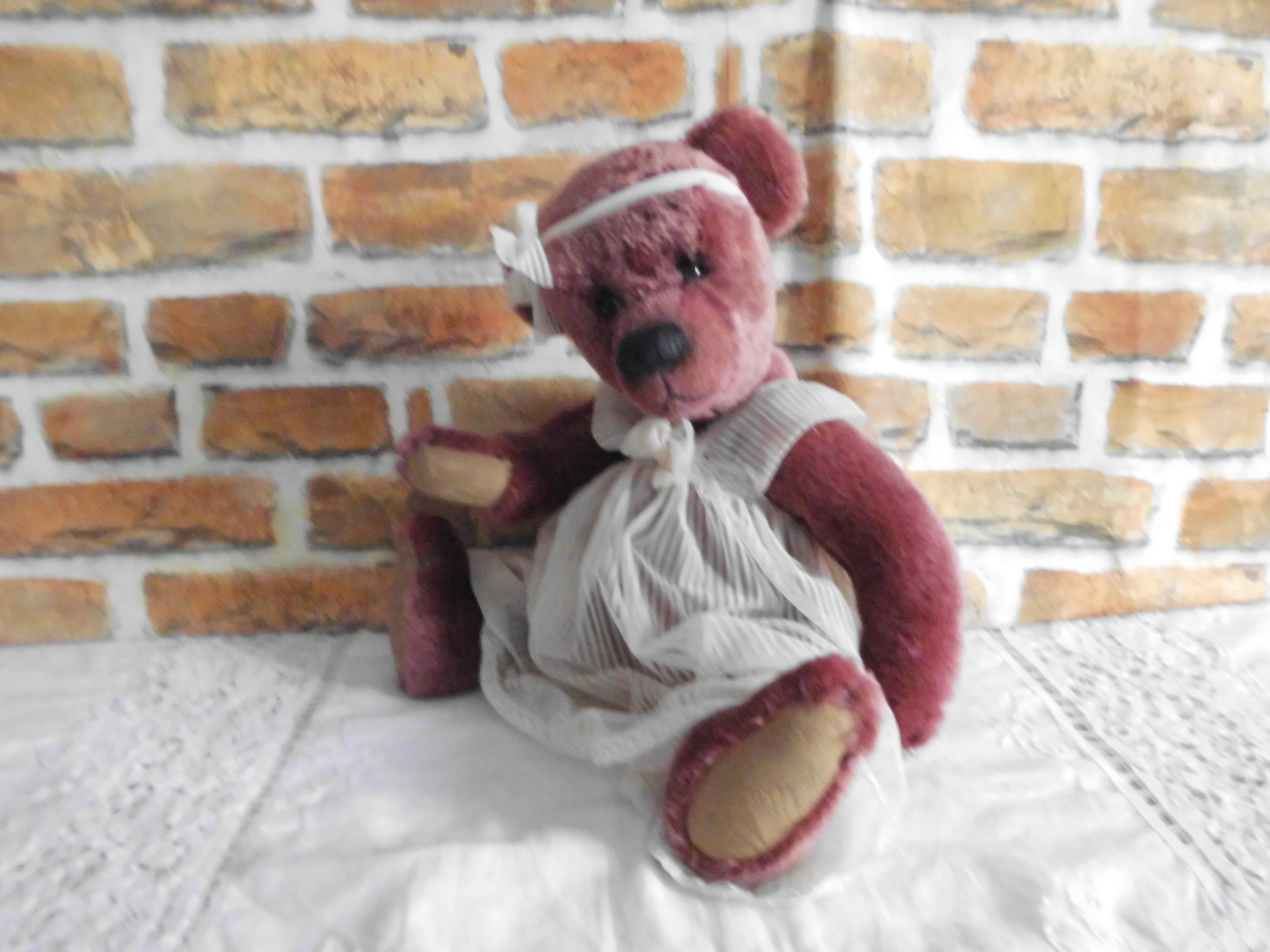 Künstlerteddy JULE Teddybär für Sammler. Bär von Bärenwerkstatt Bruni ...