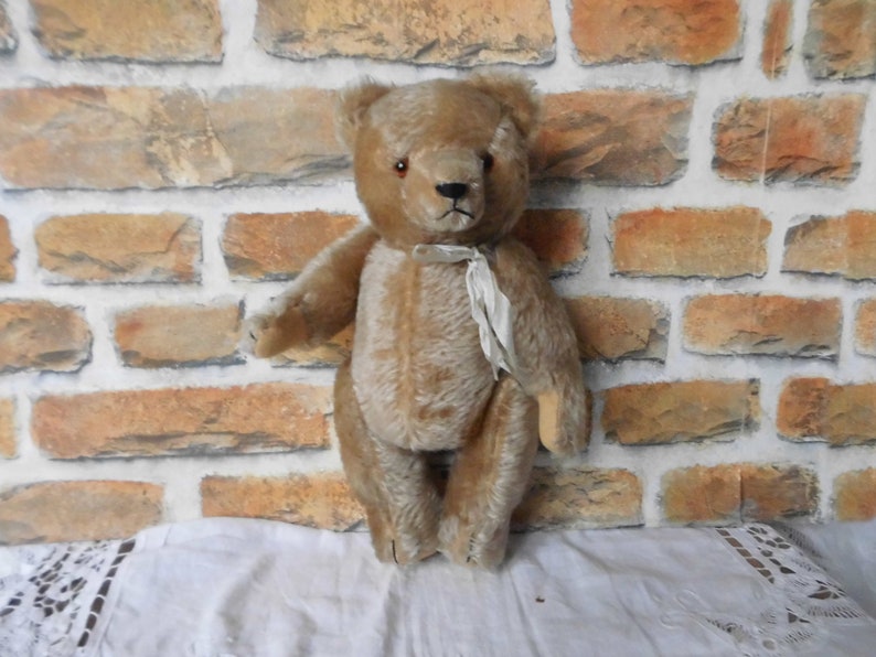 kleiner Teddybär, 30 cm, Sammlerteddy, Vintage, alter Bär Bild 6